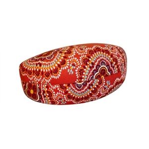 Vera Bradley Sunglasses Case Hard Shell Paisley Pattern Orange Multi